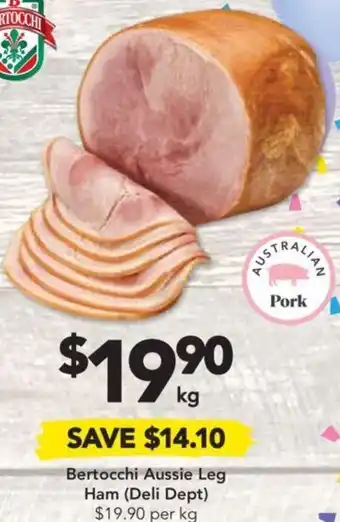 Drakes Bertocchi Aussie Leg Ham offer