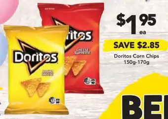 Drakes Doritos Corn Chips 150g-170g offer