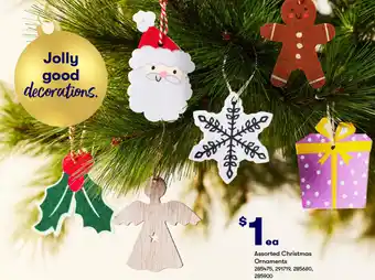 BIG W Assorted Christmas Ornaments offer