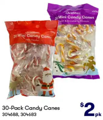 BIG W 30-Pack Candy Canes offer