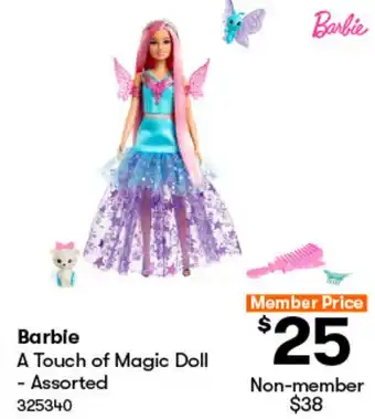BIG W Barbie A Touch of Magic Doll offer