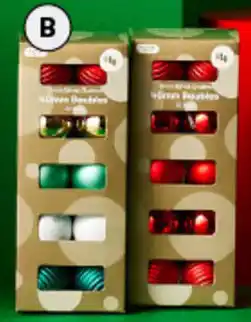 BIG W 20-Pack Classic Refresh 40mm Baubles offer