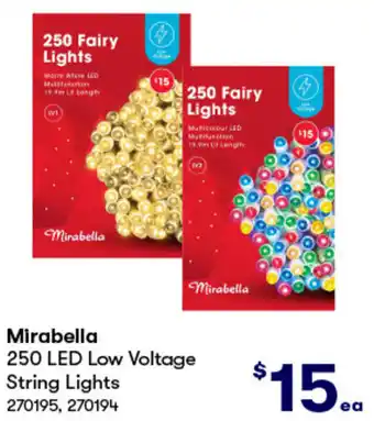 BIG W Mirabella 250 LED Low Voltage String Lights offer