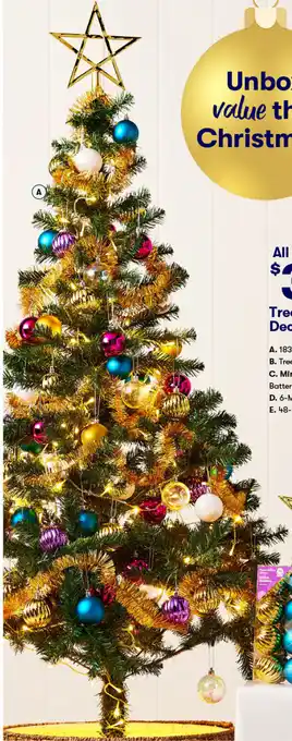 BIG W 183cm Aspen Christmas Tree offer
