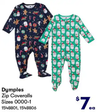 BIG W Dymples Zip Coveralls offer