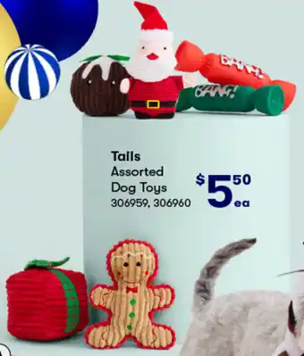 BIG W Tails Assorted Dog Toys offer