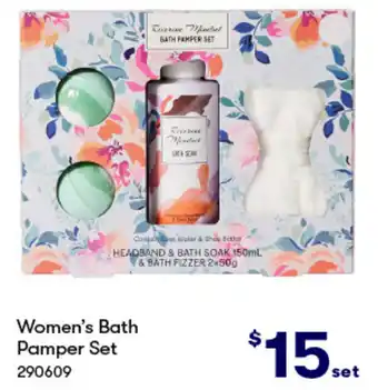 BIG W Women's Bath Pamper Set offer