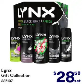 BIG W Lynx Gift Collection offer