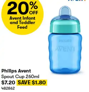 BIG W Philips Avent Spout Cup 260ml offer