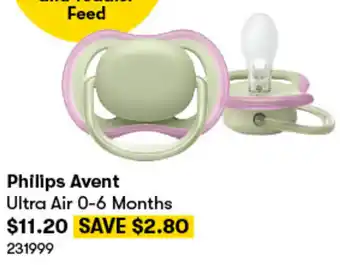 BIG W Philips Avent Ultra Air 0-6 Months offer