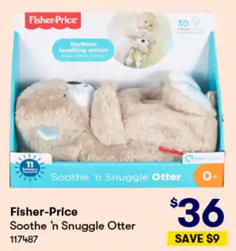 BIG W Fisher-Price Soothe 'n Snuggle Otter offer