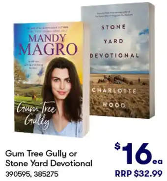 BIG W Gum Tree Gully or Stone Yard Devotional offer