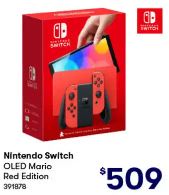 BIG W Nintendo Switch OLED Mario Red Edition offer