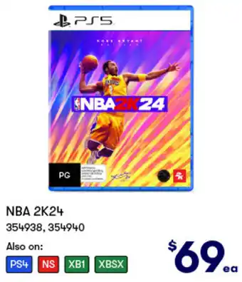 BIG W PS5 NBA 2K24 offer