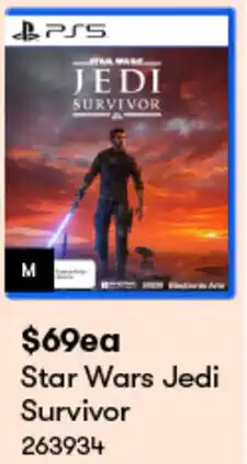 BIG W Star Wars Jedi Survivor offer