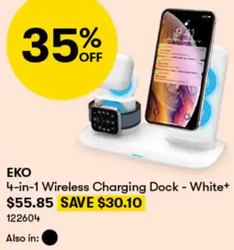 BIG W EKO 4-in-1 Wireless Charging Dock - White offer