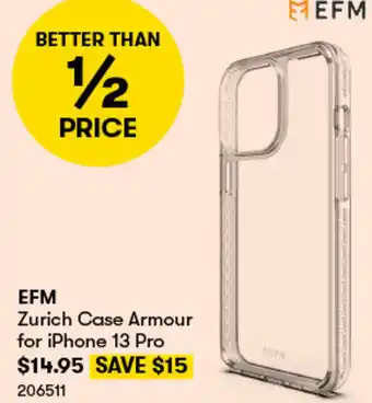 BIG W EFM Zurich Case Armour for iPhone 13 Pro offer