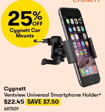 BIG W Cygnett Ventview Universal Smartphone Holder offer