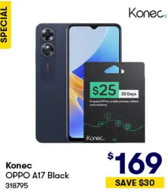 BIG W Konec OPPO A17 Black offer