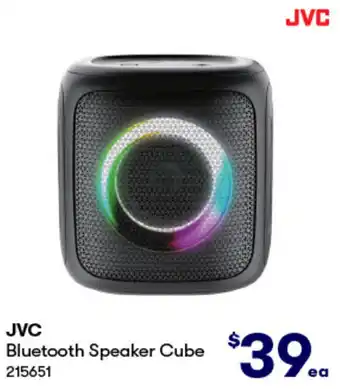 BIG W JVC Bluetooth Speaker Cube offer