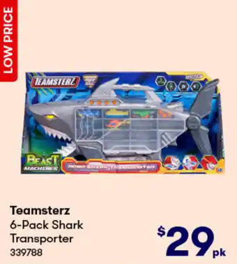 BIG W Teamsterz 6-Pack Shark Transporter offer