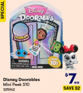 BIG W Disney Doorables Mini Peek S10 offer
