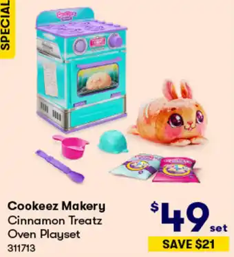 Cookeez Makery Cinnamon Treatz Oven Playset