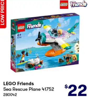 BIG W LEGO Friends Sea Rescue Plane offer