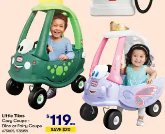 BIG W Little Tikes Cozy Coupe - Dino or Fairy Coupe offer