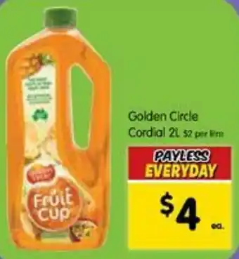 Spar Golden Circle Cordial 21 offer