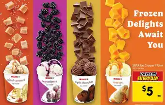 Spar SPAR Ice Cream 475ml offer