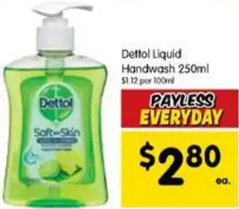 Spar Dettol Liquid Handwash 250ml offer