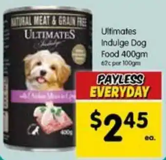 Spar Ultimates Indulge Dog Food 400gm offer