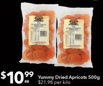 Yummy Dried Apricots 500g
