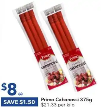 Ritchies Primo Cabanossi 375g offer