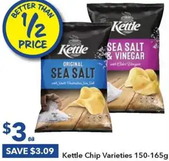 Ritchies Kettle Chip Varieties 150-165g offer