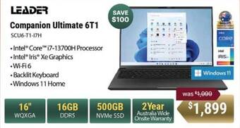 Leader Computers LEADER Companion Ultimate 6T1 offer