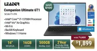 LEADER Companion Ultimate 6T1