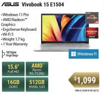 ASUS Vivobook 15 E1504