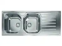 The Good Guys Franke Ondaline Double Bowl Sink - Right Hand Drainer offer