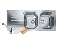 The Good Guys Franke Ondaline Double Bowl Sink offer