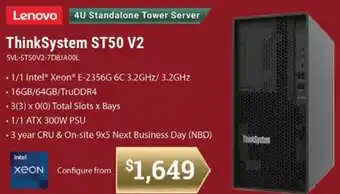 ThinkSystem ST50 V2