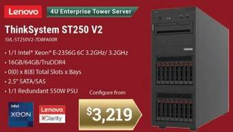 Leader Computers ThinkSystem ST250 V2 offer