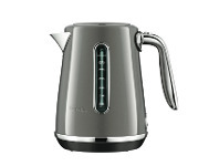 The Good Guys Breville the Soft Top Luxe Kettle - Smoked Hickory offer