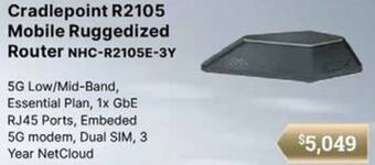 Leader Computers Cradlepoint R2105 Mobile Ruggedized Router NHC-R2105E-3Y offer