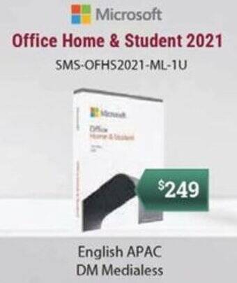 Leader Computers Office Home & Student 2021 SMS-OFHS2021-ML-1U offer