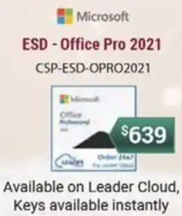 ESD - Office Pro 2021 CSP-ESD-OPRO2021
