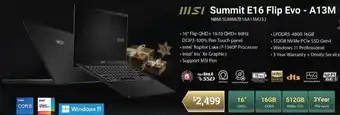 Summit E16 Flip Evo - A13M