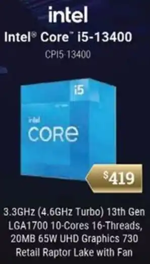 Intel Core i5-13400