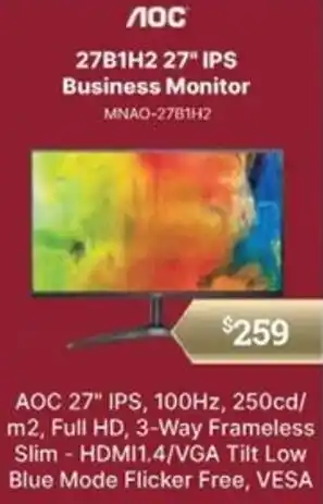 27B1H2 27 IPS Business Monitor